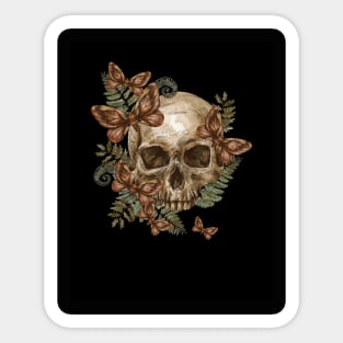 Skeleton head Sticker